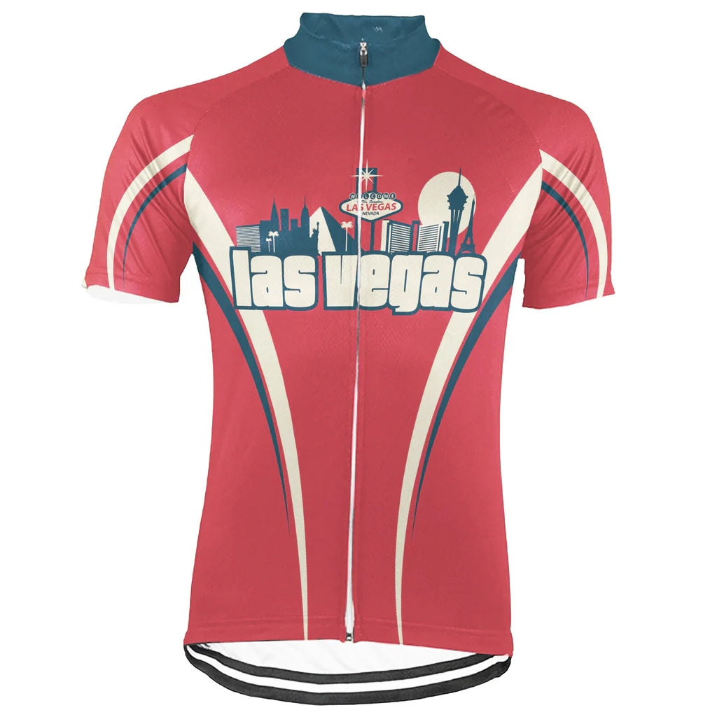 Customized Las Vegas Men's Cycling Jersey Short Sleeve