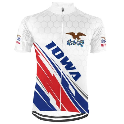 Personalized Iowa Men's Cycling Jersey Short Sleeve