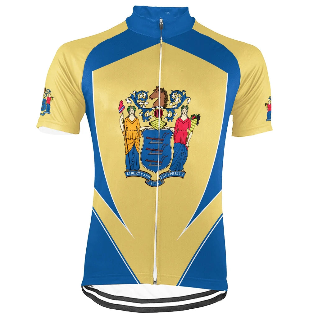 Customized New Jersey Men's Short Sleeve Cycling Jersey