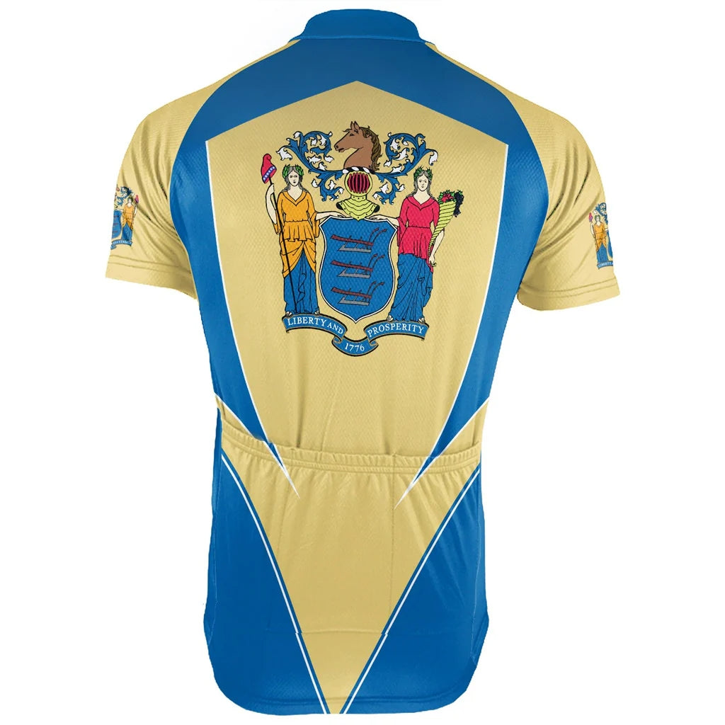 Customized New Jersey Men's Short Sleeve Cycling Jersey