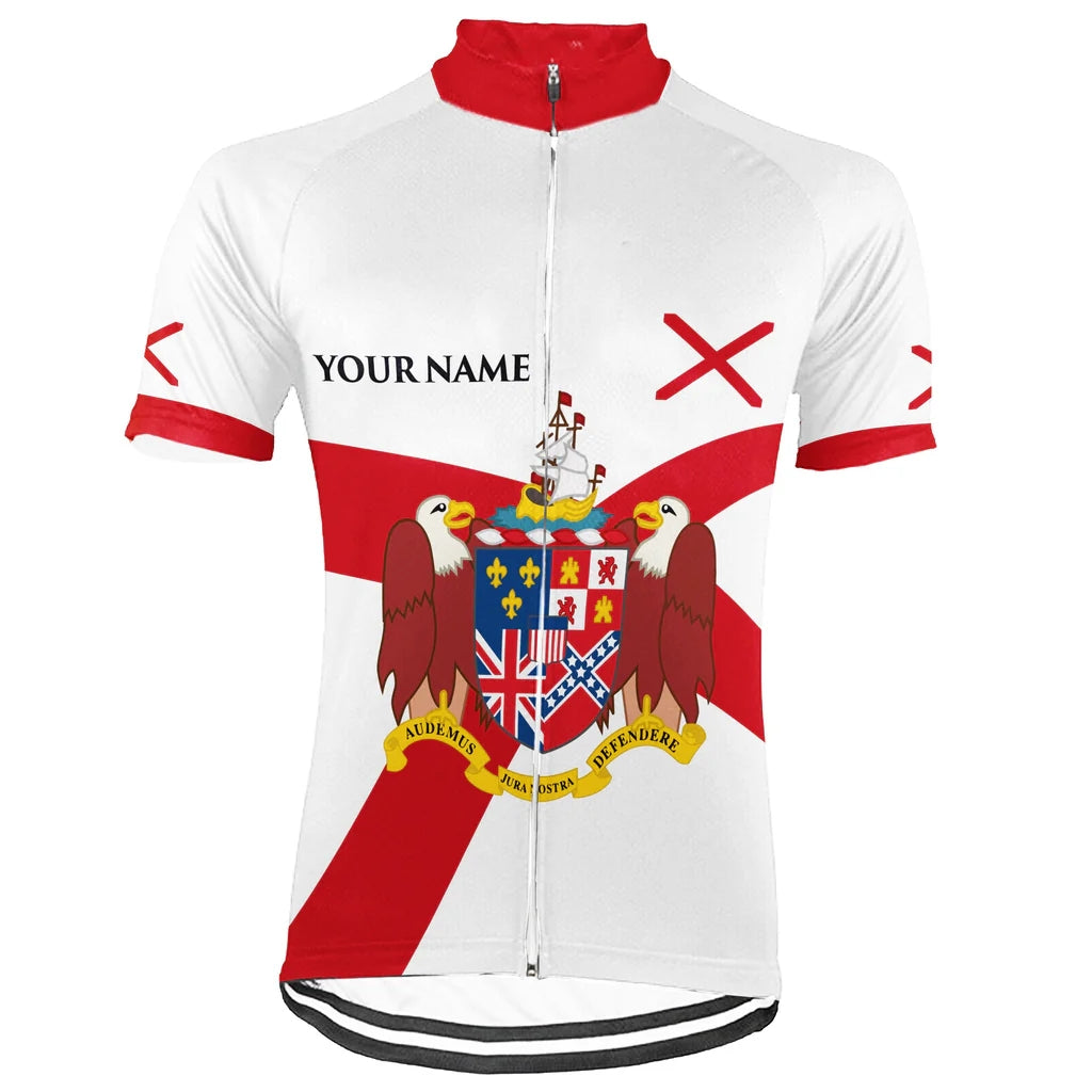Customized Alabama Men's Cycling Jersey Short Sleeve