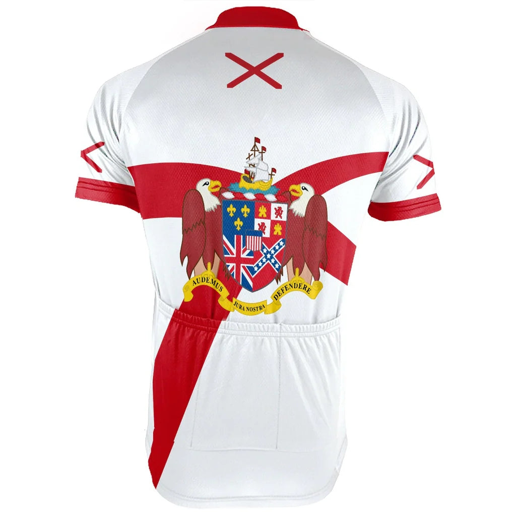 Customized Alabama Men's Cycling Jersey Short Sleeve