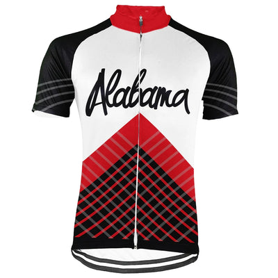 Customized Alabama Men's Cycling Jersey Short Sleeve