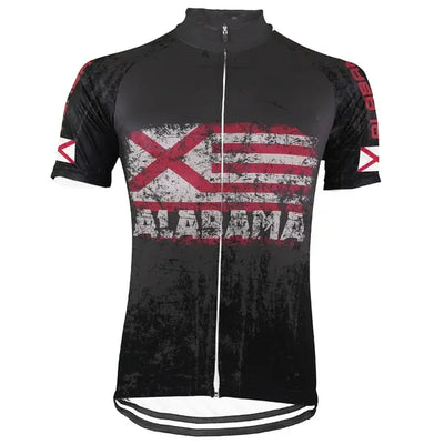 Customized Alabama Men's Cycling Jersey Short Sleeve