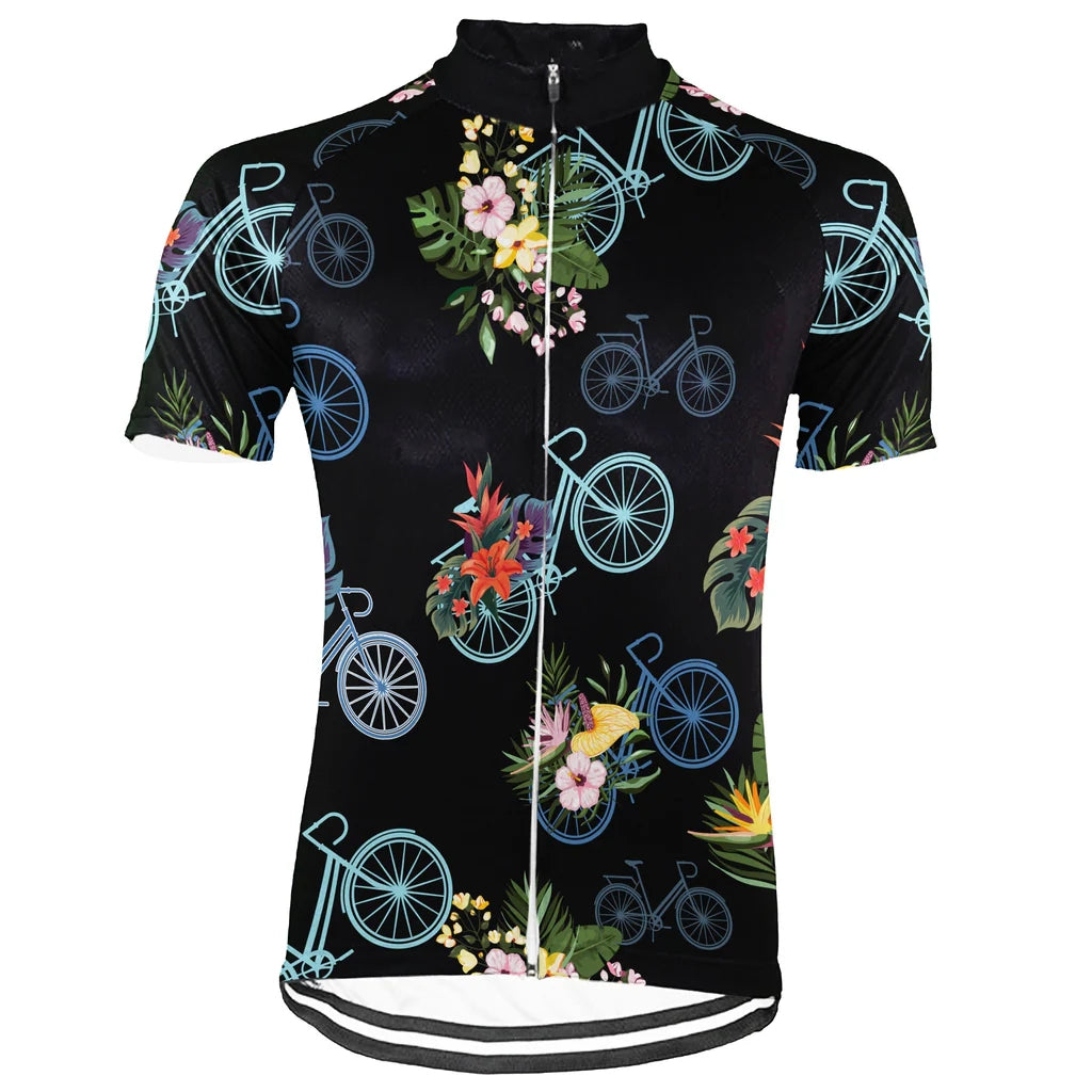 Customized Colorful Men's Cycling Jersey Short Sleeve