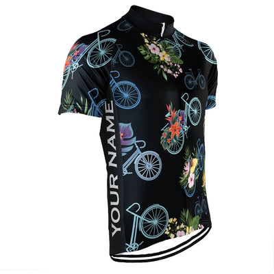 Customized Colorful Men's Cycling Jersey Short Sleeve