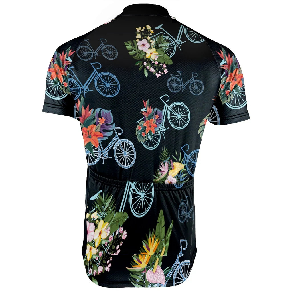 Customized Colorful Men's Cycling Jersey Short Sleeve