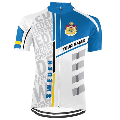 Customized Sweden Men's Cycling Jersey Short Sleeve
