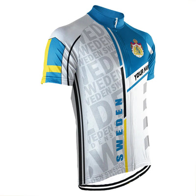 Customized Sweden Men's Cycling Jersey Short Sleeve