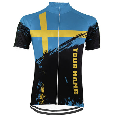 Customized Sweden Men's Cycling Jersey Short Sleeve