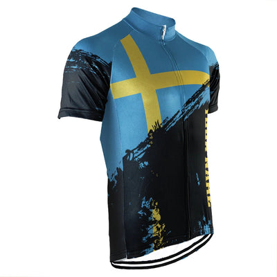 Customized Sweden Men's Cycling Jersey Short Sleeve