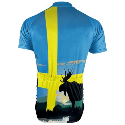 Customized Sweden Men's Cycling Jersey Short Sleeve