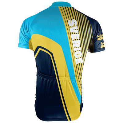 Customized Sweden Men's Cycling Jersey Short Sleeve