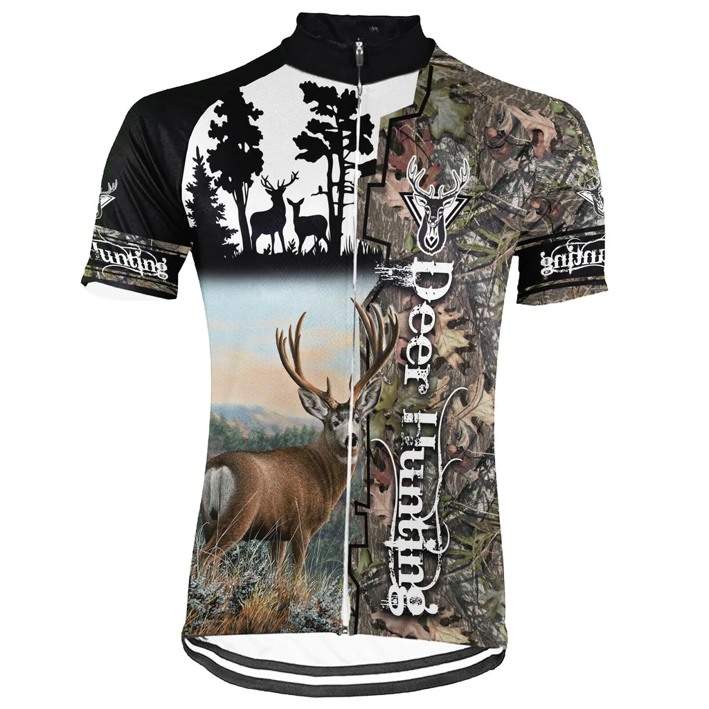 Customized Deer Men's Cycling Jersey Short Sleeve