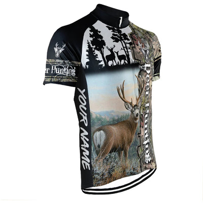 Customized Deer Men's Cycling Jersey Short Sleeve