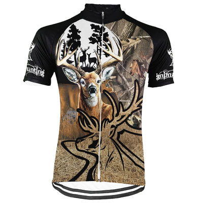 Customized Deer Men's Cycling Jersey Short Sleeve