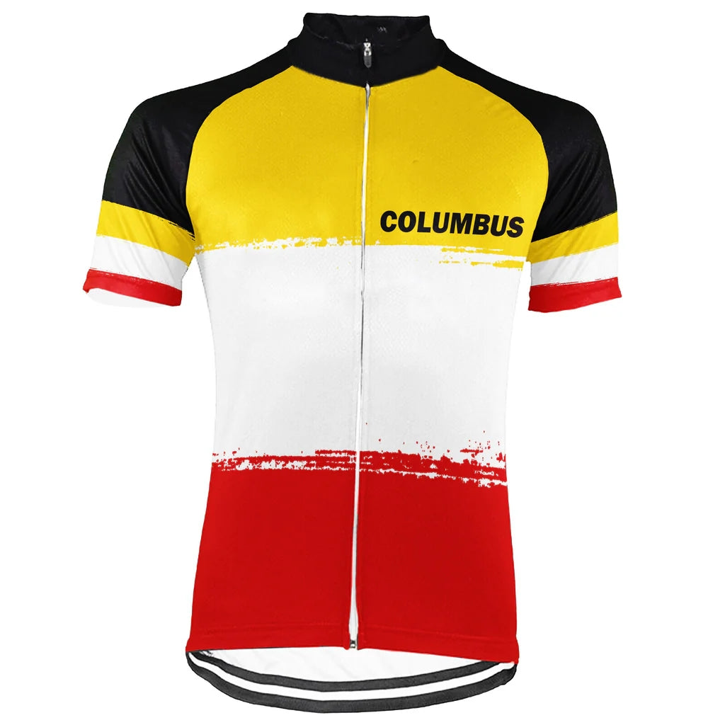 Customized Columbus Men's Cycling Jersey Short Sleeve