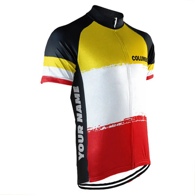 Customized Columbus Men's Cycling Jersey Short Sleeve