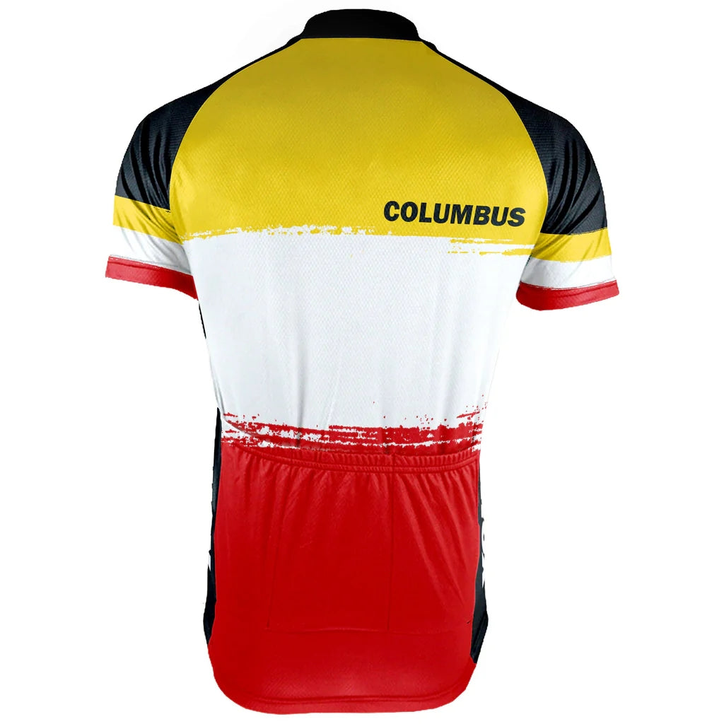 Customized Columbus Men's Cycling Jersey Short Sleeve