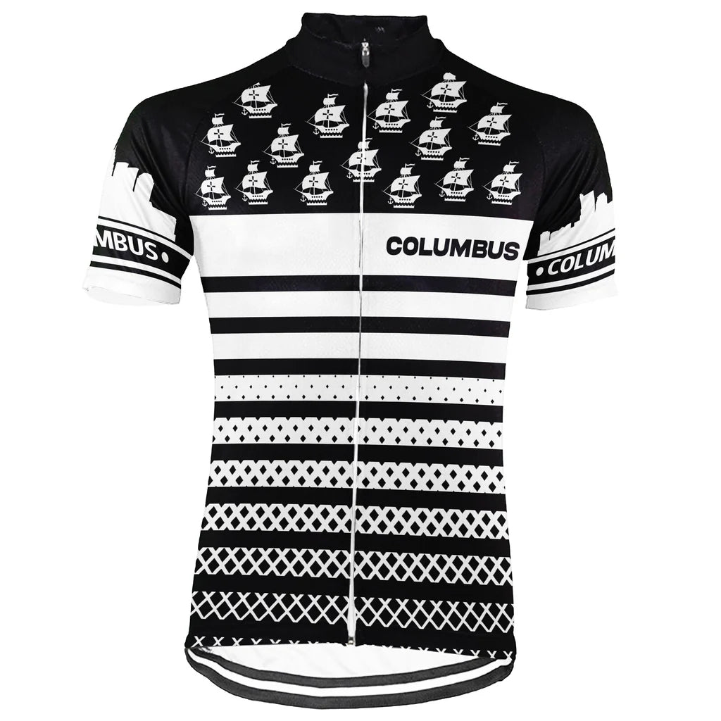 Customized Columbus Men's Cycling Jersey Short Sleeve