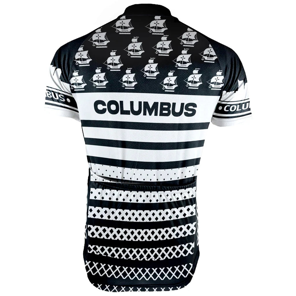 Customized Columbus Men's Cycling Jersey Short Sleeve