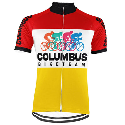 Customized Columbus Men's Cycling Jersey Short Sleeve