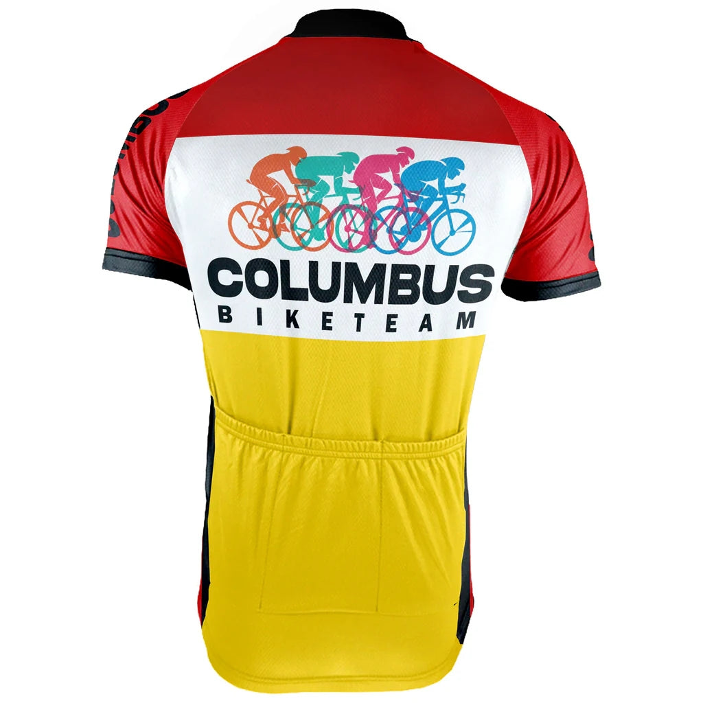 Customized Columbus Men's Cycling Jersey Short Sleeve