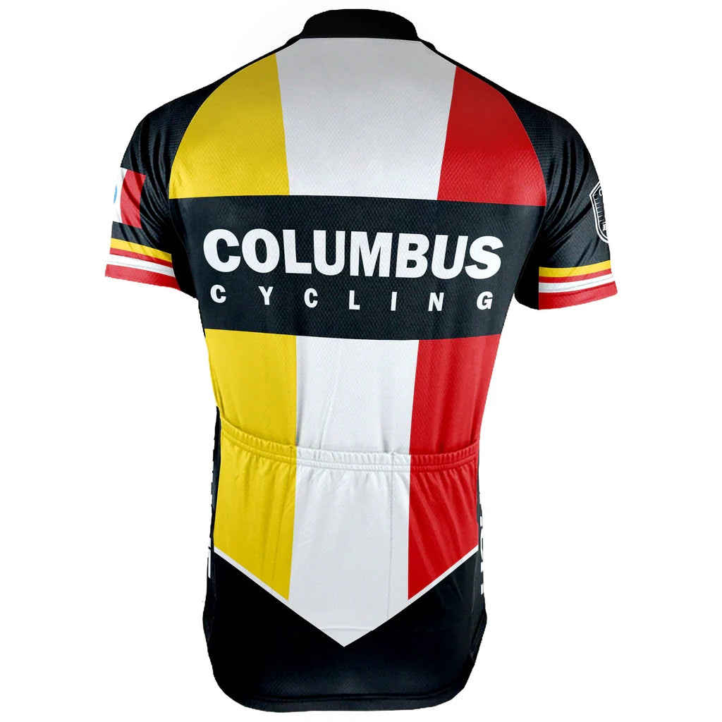Customized Columbus Men's Cycling Jersey Short Sleeve