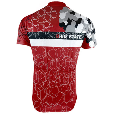 Customized Ohio State University Men's Cycling Jersey Short Sleeve