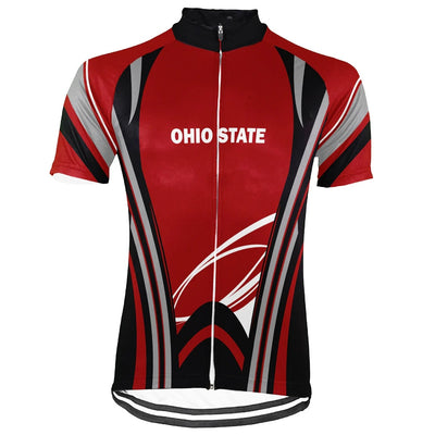 Customized Ohio State University Men's Cycling Jersey Short Sleeve