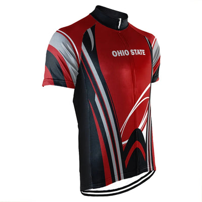 Customized Ohio State University Men's Cycling Jersey Short Sleeve
