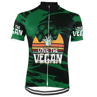 Customized Vegan Men's Cycling Jersey Short Sleeve