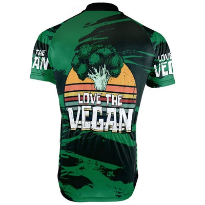 Customized Vegan Men's Cycling Jersey Short Sleeve