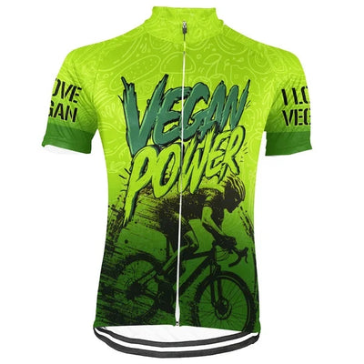 Customized Vegan Men's Cycling Jersey Short Sleeve