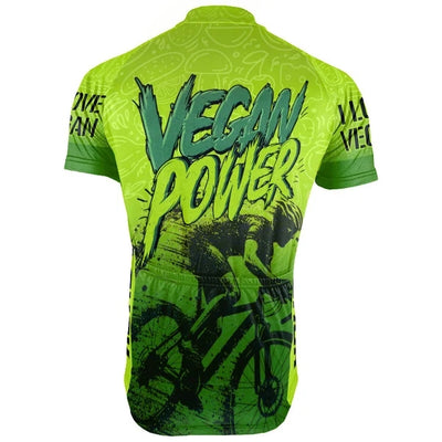 Customized Vegan Men's Cycling Jersey Short Sleeve