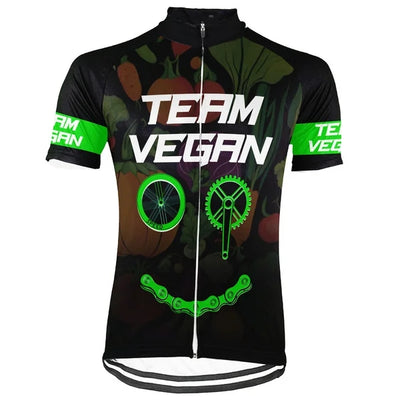 Customized Vegan Men's Cycling Jersey Short Sleeve