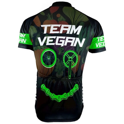 Customized Vegan Men's Cycling Jersey Short Sleeve