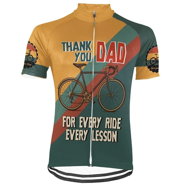 Customized Father Gift Men's Cycling Jersey Short Sleeve