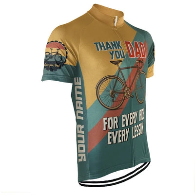 Customized Father Gift Men's Cycling Jersey Short Sleeve