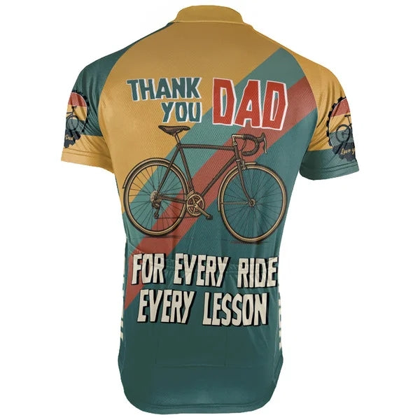 Customized Father Gift Men's Cycling Jersey Short Sleeve