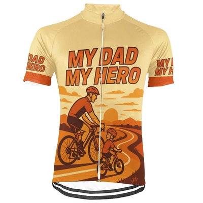 Customized Father Gift Men's Cycling Jersey Short Sleeve