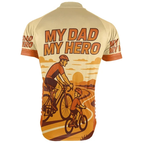 Customized Father Gift Men's Cycling Jersey Short Sleeve