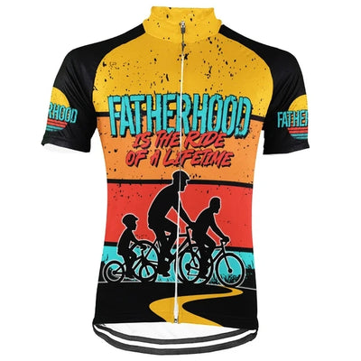 Customized Father Gift Men's Cycling Jersey Short Sleeve