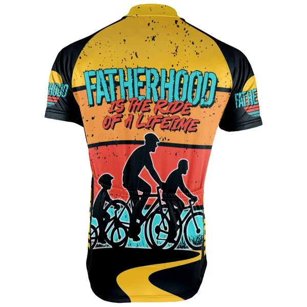 Customized Father Gift Men's Cycling Jersey Short Sleeve