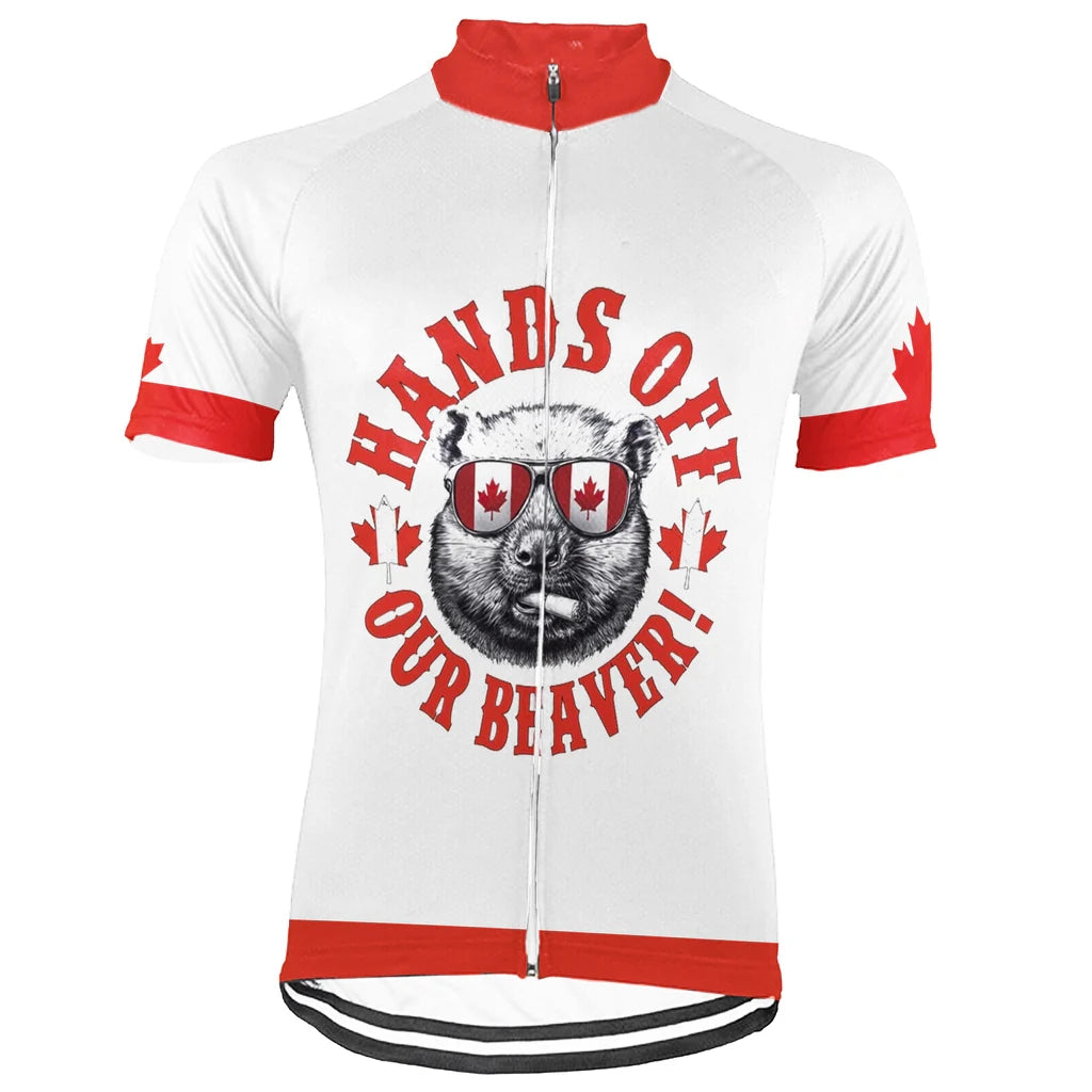Customized Canada Men's Cycling Jersey Short Sleeve