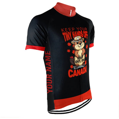Customized Canada Men's Cycling Jersey Short Sleeve