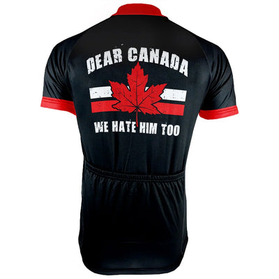 Customized Canada Men's Cycling Jersey Short Sleeve