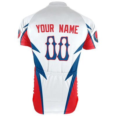Customized Grateful Dead Skull Men's Cycling Jersey Short Sleeve