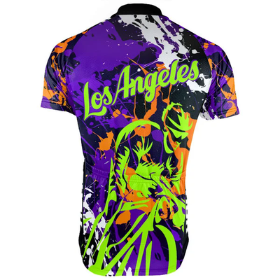 Customized Los Angeles Wanna Ride Men's Cycling Jersey Short Sleeve