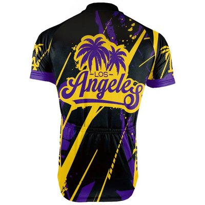 Customized Los Angeles Wanna Ride Men's Cycling Jersey Short Sleeve